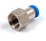 Пневмофитинг цанговый прямой с внутренней резьбой HIMPT PCF 6-02 (R1/4) 10 шт 00-00026451 1