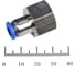 Пневмофитинг цанговый прямой с внутренней резьбой HIMPT PCF 6-03 (R3/8) 10 шт 00-00026452 2