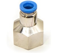 Пневмофитинг цанговый прямой с внутренней резьбой HIMPT PCF 8-04 (R1/2) 10 шт 00-00026465