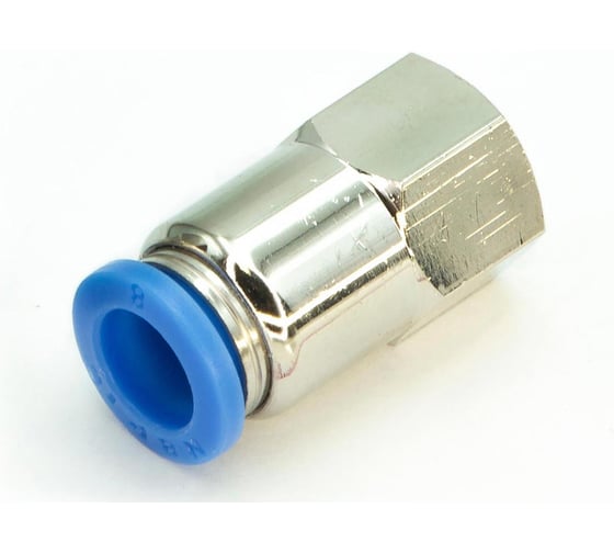 Пневмофитинг цанговый прямой с внутренней резьбой HIMPT PCF 8-М12х1.5 10 шт 00-00026468