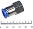 Пневмофитинг цанговый прямой с внутренней резьбой HIMPT PCF 10-03 (R3/8) 10 шт 00-00026475 2