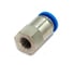 Пневмофитинг цанговый прямой с внутренней резьбой HIMPT PCF 10-М10х1.5 10 шт 00-00026477 1