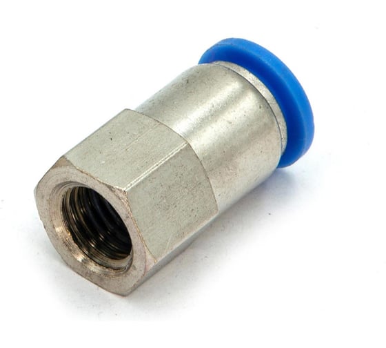 Пневмофитинг цанговый прямой с внутренней резьбой HIMPT PCF 10-М12х1.5 10 шт 00-00026478