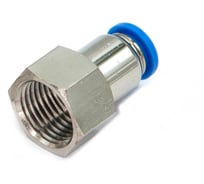 Пневмофитинг цанговый прямой с внутренней резьбой HIMPT PCF 8-М16х1.5 10 шт 00-00026470