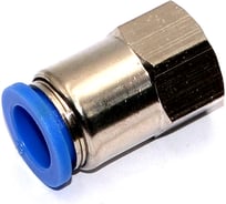 Пневмофитинг цанговый прямой с внутренней резьбой HIMPT PCF 12-02 (R1/4) 10 шт 00-00026483