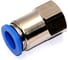 Пневмофитинг цанговый прямой с внутренней резьбой HIMPT PCF 12-02 (R1/4) 10 шт 00-00026483 1