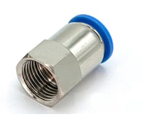 Пневмофитинг цанговый прямой с внутренней резьбой HIMPT PCF 16-04 (R1/2) 5 шт 00-00026491