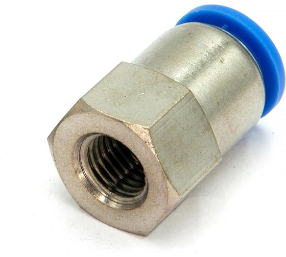 Пневмофитинг цанговый прямой с внутренней резьбой HIMPT PCF 12-М12х1.5 10 шт 00-00026487