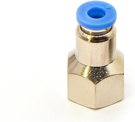 Пневмофитинг цанговый прямой с внутренней резьбой HIMPT PCF 4-01 (R1/8) 10 шт 00-00026492