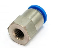 Пневмофитинг цанговый прямой с внутренней резьбой HIMPT PCF 12-М10х1.5 10 шт 00-00026486