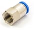 Пневмофитинг цанговый прямой с внутренней резьбой HIMPT PCF 12-03 (R3/8) 10 шт 00-00026484 1