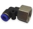 Фитинг цанговый угловой Контактная Механика G3/8, трубка 6мм KZPLF06-03G 1