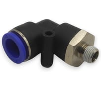 Фитинг цанговый угловой Контактная Механика 1/8, трубка 10мм KZPL10-01P