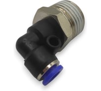 Фитинг цанговый угловой Контактная Механика 1/2, трубка 6мм KZPL06-04P