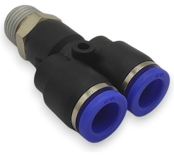 Тройник Контактная Механика Y-образный трубка 8мм, 1/4 KZPWT08-02P