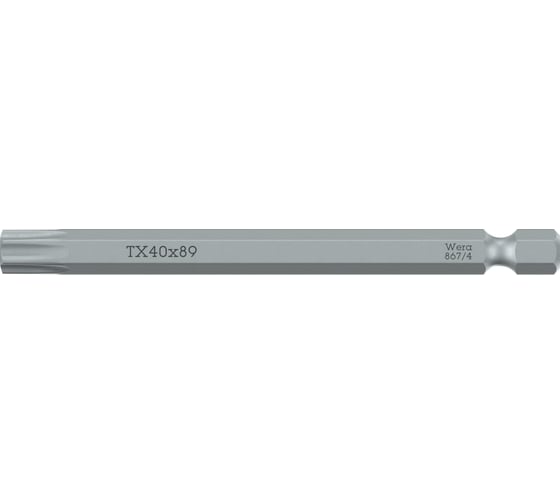 Бита WERA 867/4 Z TORX 1/4 E6.3, TX 9 x 89 мм WE-060193