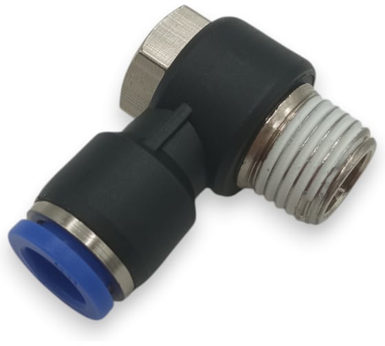 Фитинг угловой Контактная Механика трубка 8мм, 1/4 KZPH08-02P