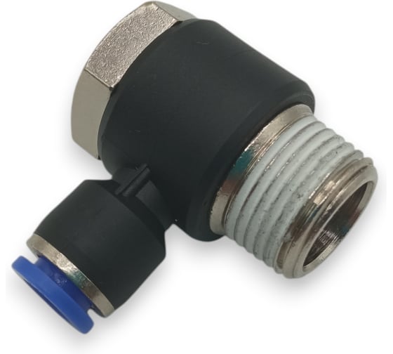 Фитинг угловой Контактная Механика трубка 6мм, 3/8 KZPH06-03P 1
