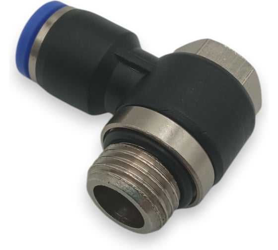 Фитинг угловой Контактная Механика трубка 8мм, G1/4 KZPH08-02G