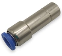 Переходник цанговый прямой Контактная Механика трубка 10 на 6мм KZPGJ10-06