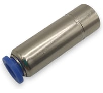 Переходник цанговый прямой Контактная Механика трубка 12 на 6мм KZPGJ12-06