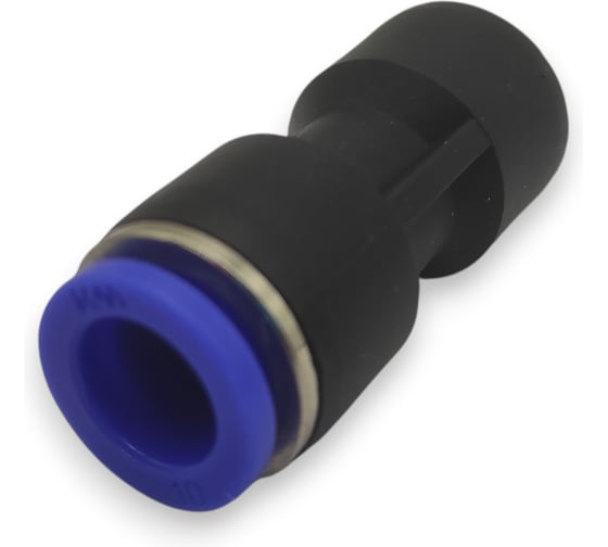 Соединитель цанговый прямой Контактная Механика трубка 10 и 6 мм KZPG10-06