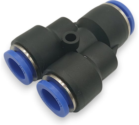 Тройник Контактная Механика переходник Y-образный, трубка 12-10мм KZPW12-10