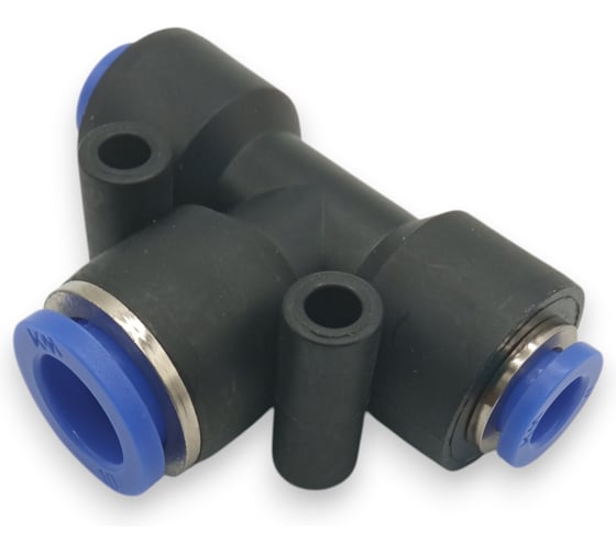 Тройник Контактная Механика переходник, трубка 10мм и 6мм KZPEW10-06 1