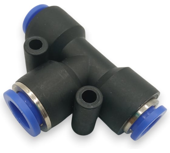 Тройник Контактная Механика переходник, трубка 10мм и 8мм KZPEW10-08 1