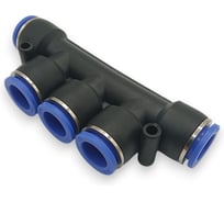 Фитинг пятерик Контактная Механика трубка 10мм KZPK10