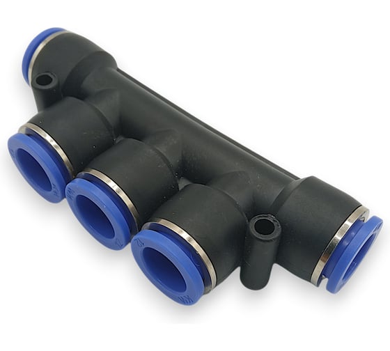 Фитинг пятерик Контактная Механика трубка 10мм KZPK10