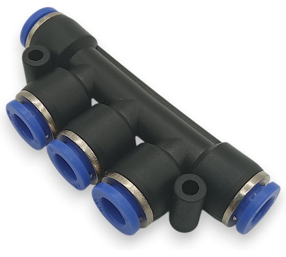 Фитинг пятерик Контактная Механика трубка 6мм KZPK06