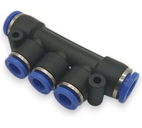 Фитинг пятерик Контактная Механика переходник, трубка 8-6мм KZPKG08-06