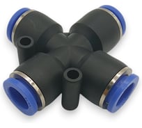 Фитинг четверик Контактная Механика трубка 10мм KZPZA10