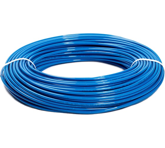Пневмотрубка полиуретановая HIMPT 50 м PU98 8х5 мм (10 атм, голубая) Китай 00-00023656