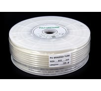 Пневмотрубка полиуретановая армированная HIMPT 100 м PU98 8х5 мм (15 атм, прозрачная) Китай 00-00021180