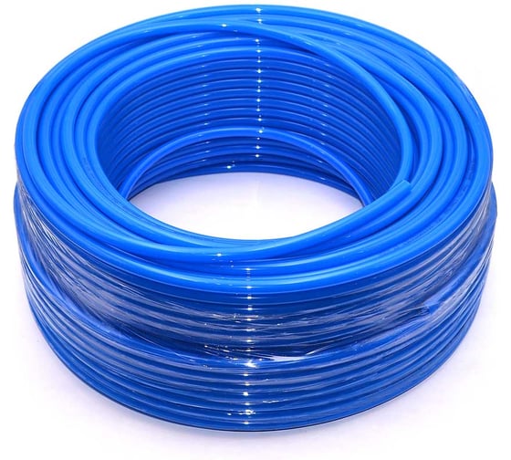 Пневмотрубка полиуретановая HIMPT 50 м PU98 10х8 мм (10 атм, голубая) Китай 00-00023664