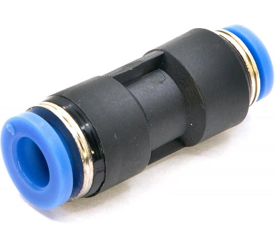 Фитинг пневматический цанговый пластиковый переходной HIMPT PG 6-4 10 шт 00-00026388