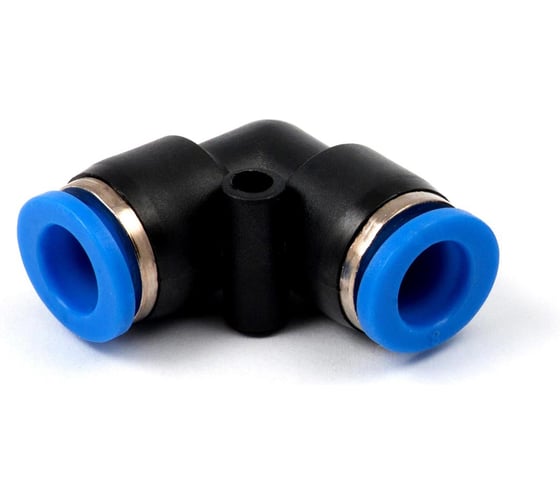 Фитинг пневматический цанговый пластиковый Г-образный HIMPT PUL 8 10 шт 00-00026494