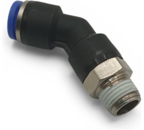 Фитинг цанговый угловой Контактная Механика 45,трубка 6мм, 1/8 KPL45 06-01