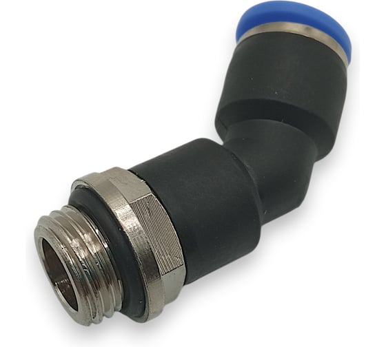 Фитинг цанговый угловой Контактная Механика 45,трубка 8мм, G1/4 KPL45 08-02G