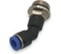 Фитинг цанговый угловой Контактная Механика 45,трубка 6мм, G3/8 KPL45 06-03G 5