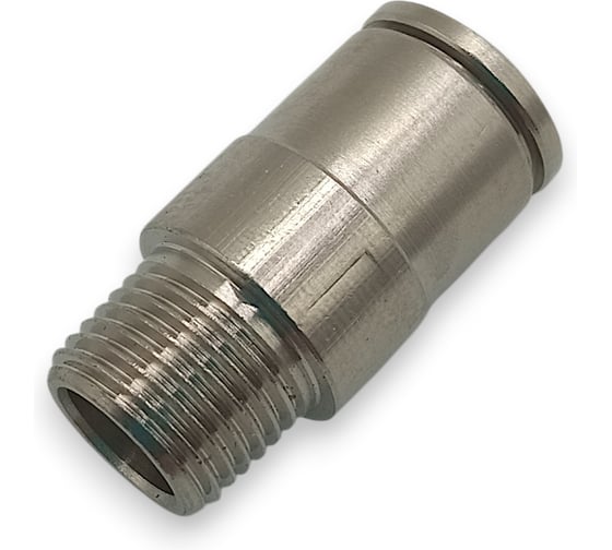 Фитинг цанговый прямой Контактная Механика 1/8, трубка 6мм KEMOC06-01P-A