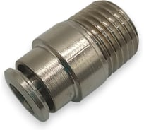 Фитинг цанговый прямой Контактная Механика 1/4, трубка 6мм KEMOC06-02P-A