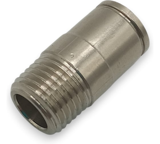 Фитинг цанговый прямой Контактная Механика 1/4, трубка 8мм KEMOC08-02P-A