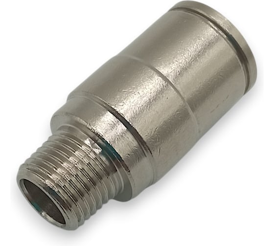 Фитинг цанговый прямой Контактная Механика 1/8, трубка 8мм KEMOC08-01P-A