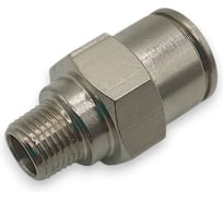 Фитинг цанговый прямой Контактная Механика 1/8, трубка 10мм KEMC10-01P-A