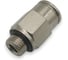 Фитинг цанговый прямой Контактная Механика G1/8, трубка 8мм KEMC08-01G-A 1
