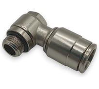 Фитинг угловой Контактная Механика G1/4, трубка 12мм KEMH12-02G-A