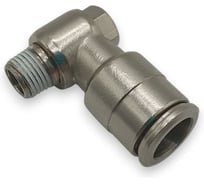 Фитинг угловой Контактная Механика 1/8, трубка 10мм KEMH10-01P-A